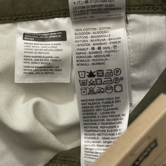 NWT Women's Cotton Mid-Rise Baggy Parachute Pants - Picture 4 of 8